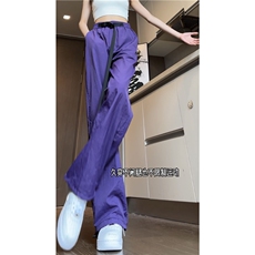 INS潮流冰感透气调节扣腰带宽松休闲裤B315-K24128-特p30控58，男装休闲裤，电商B315