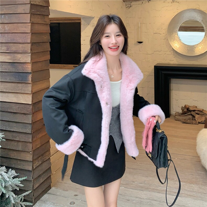 新款！冬装环保皮草两面穿派克服皮毛一体2C133-8985-P225-K328,女装派克服,2C133