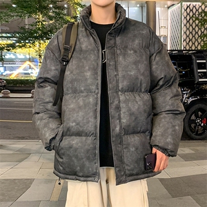 特批55 89 脏脏款棉衣港风高级晕染印防风加厚保暖棉袄MY8977图片