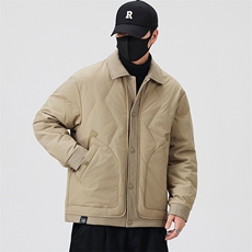 口罩风新标90白鸭绒2025潮流时尚拼接羽绒服男YR6062-P200，男装羽绒服，电商D240-242