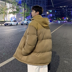 加厚羽绒棉服男宽松百搭潮流保暖冲锋衣外套M0787-P95，男装棉衣，星座308B-1