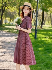 6306时尚设计感显瘦气质连衣裙，女装连衣裙，倪叶myz