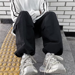 美式冲锋裤男款户外潮机能休闲抽绳束脚降落伞兵登山裤 HK047 P48图片