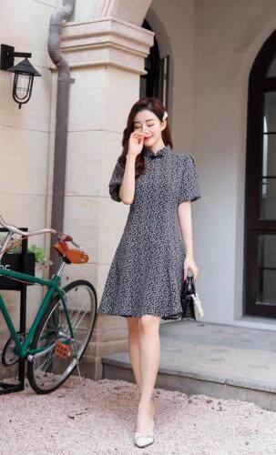 【现货】夏季新款改良旗袍连衣裙，女装婚纱/旗袍/礼服，芷炫