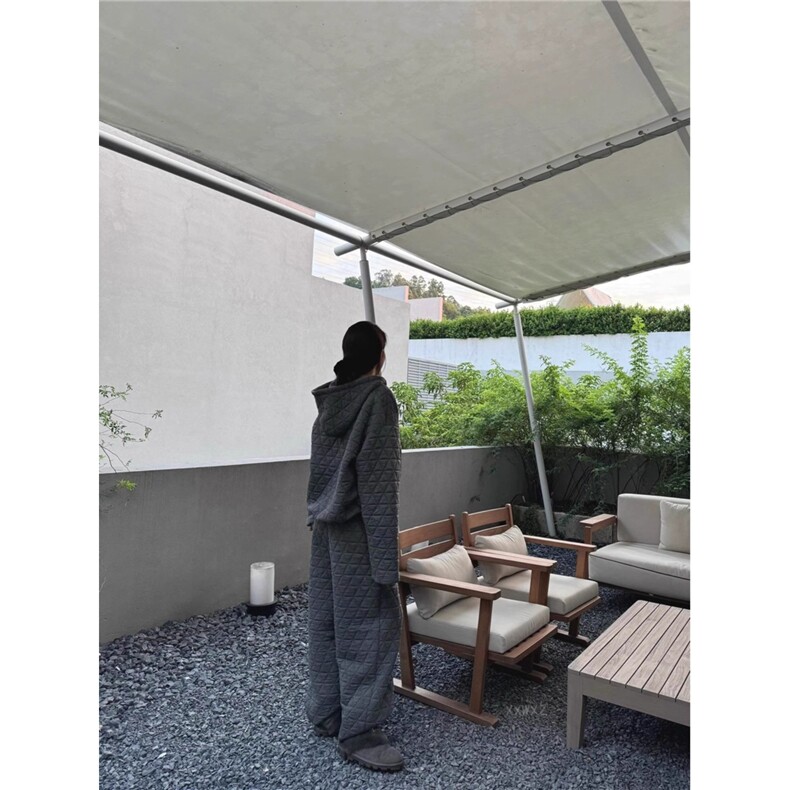 A165-K8795-P7598冬季棉裤菱格压线夹棉宽松直筒休闲裤加厚潮,男装棉裤,电商A165