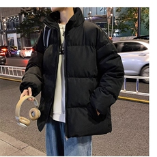 面包服男生秋冬季韩版潮流加厚棉服连帽潮牌宽松痞帅棉衣外套，男装棉衣，星座1013-1