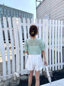 夏季新款韩版短袖上衣，女装，邱小姐