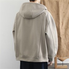 美式高级感连帽卫衣男2026潮牌复古高街oversiz开衫外套，女装短外套，星座914