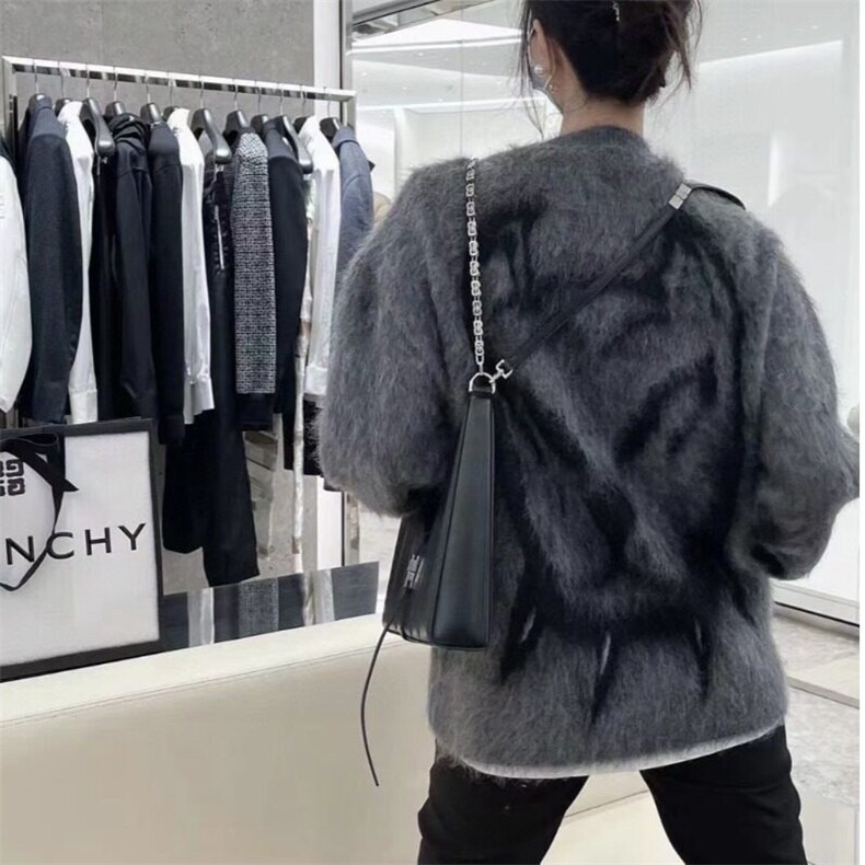 风格狗头图案马海毛毛衣圆领套头针织衫男女情侣同款长袖潮,男装针织衫/毛衣,星座506A
