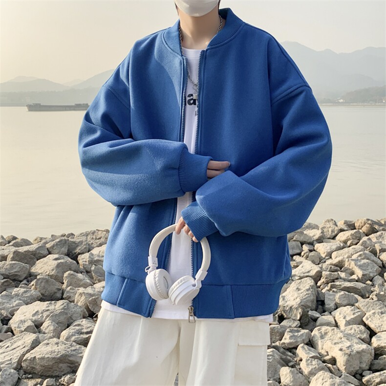 拉链潮流夹克外穿潮男青春流行文艺春季棒球领J1083P50,男装夹克,星座1116-2