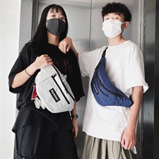 新款复古帆布包个性港风情侣胸包运动腰包韩版潮酷包，鞋类箱包帆布包，星座510A-2