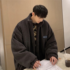 1港风外景冬季宽松百搭羊羔毛大码M-5XL棉衣男外套8727P105控149，男装棉衣，星座226-2