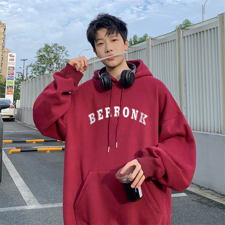 ！连帽圆领卫衣男装港风帽衫男LM71-P35,男装卫衣,电商B367