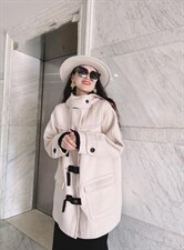 现货《双面羊绒》穿上上双面呢大衣。身体就如同呼吸般的自由。，其它，蓝衣可