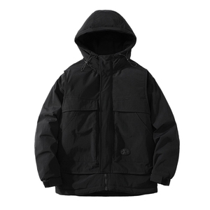 冬上新加棉加厚棉服港风宽松连帽棉衣外套男女 8318-P130控价178图片