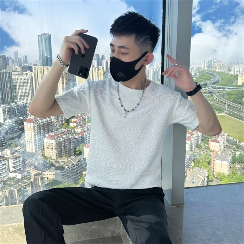 圆领短袖t恤男夏季薄款新款内搭夏季打底衫T204,男装T恤,星座1116A-2（原606A-1）