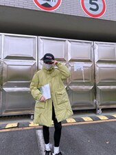 重工加厚立领长款羽绒服，女装羽绒服，驿谷