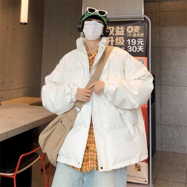 【有货】DW362-P98新款pu皮棉服男2025冬季面包服潮牌加厚棉衣,男装棉衣,星座603-2