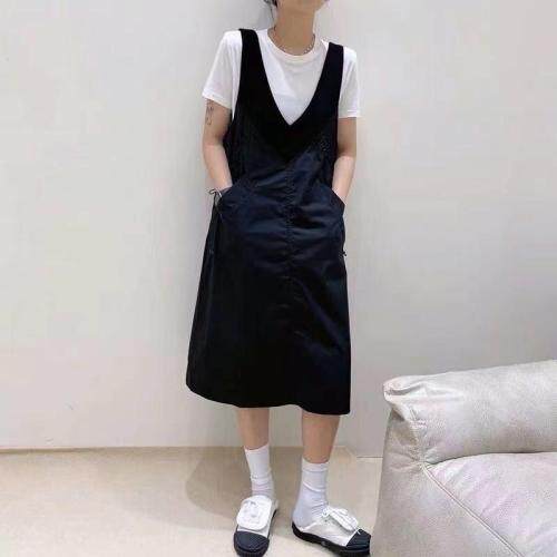 夏季新款格子长裙，女装，欧莎明秀