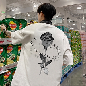 量大优 供视频 220克美式短袖t恤T2299得物直播有280克品质图片