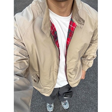外套男春秋季复古立领宽松防风机车哈灵顿飞行夹克男装J96011，男装夹克，星座1116A（原606A-3）