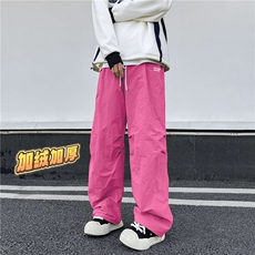 加绒冬男雪山滑雪服裤字母刺绣冲锋裤h082P40加绒P45，男装休闲裤，星座1013-1
