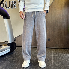 KK209-P45直筒裤男款潮流宽松阔腿运动裤痞帅男裤，女装休闲裤，星座215（原电商B249）