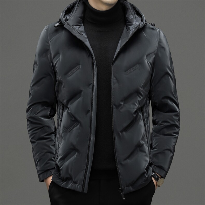 CSYR89625钱塘2020-2时尚休闲简约百搭中年男士连帽羽绒服P270,男装羽绒服,钱塘207-2