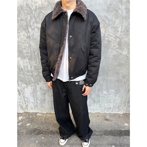 冬季美式高级感恒温暖绒毛领拼接棉服夹克保暖加厚 D517 特P90图片