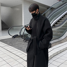 大衣男士加厚经典风衣款高级感呢大衣秋冬毛呢外套FY132，男装风衣，星座903-1