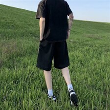 夏季美式复古篮球短裤男潮运动裤休闲五分裤AD39P30，男装休闲裤，星座1116-2