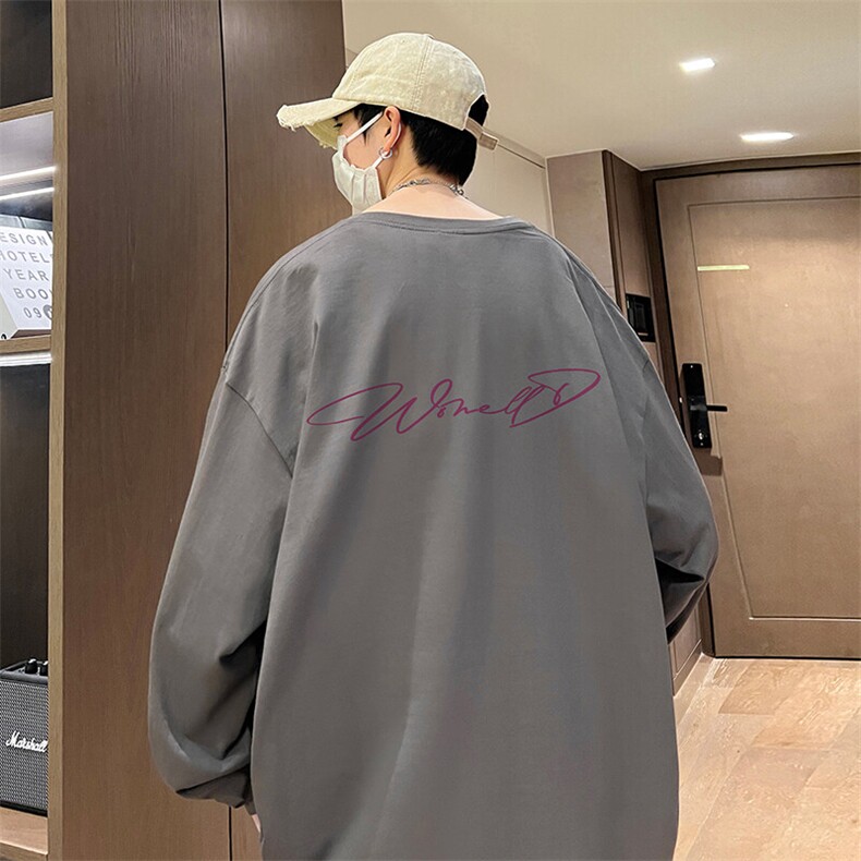 抖音得物供货量大从优可提供视频美式长袖T恤CT722特P25,男装T恤,电商A486-1
