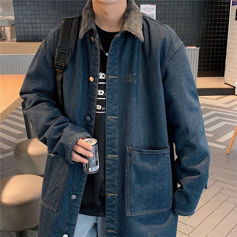 FY679J-P98-控138M-5XL现货加绒棉衣风衣长款大码宽松过膝大衣，男装风衣，星座116