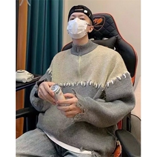 简约气质文艺慵懒潮流时尚原宿新款长袖毛衣百搭ins流行M886，男装针织衫/毛衣，星座1116A（原606A-3）