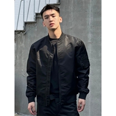春秋季ma1飞行员夹克男短款潮流棒球服帅气机车大码工装外套，男装夹克，四季星座505