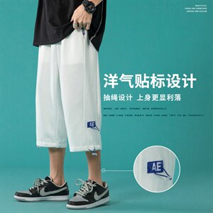 ！数据超好！2023夏季新款薄款男士七分裤宽松短裤DK02P40图片