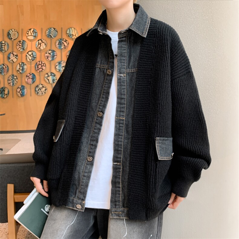 2024【新品】新品针织开衫男士休闲外套上衣1018-1-M692-P85,女装短外套,星座1018-1​