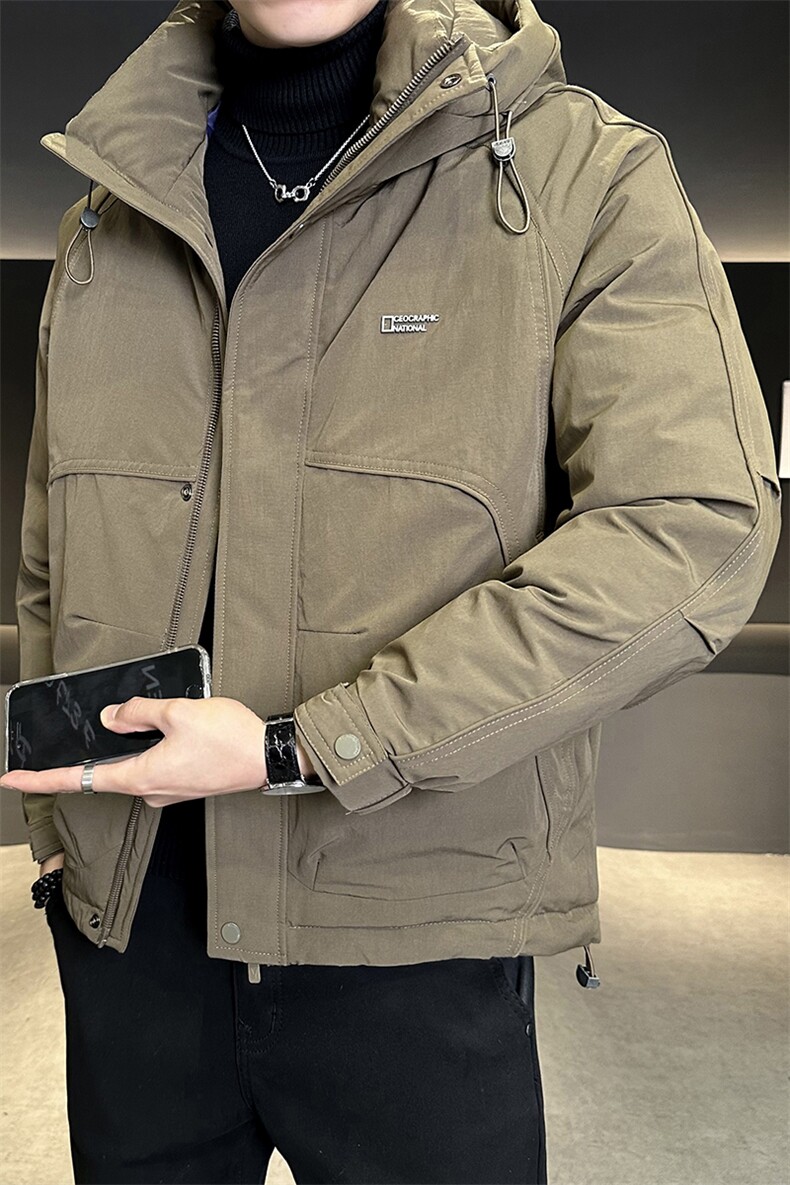 L-5XLMY619-P175双色连帽棉衣男填充物石墨烯生物绒棉,男装棉衣,电商B321-1