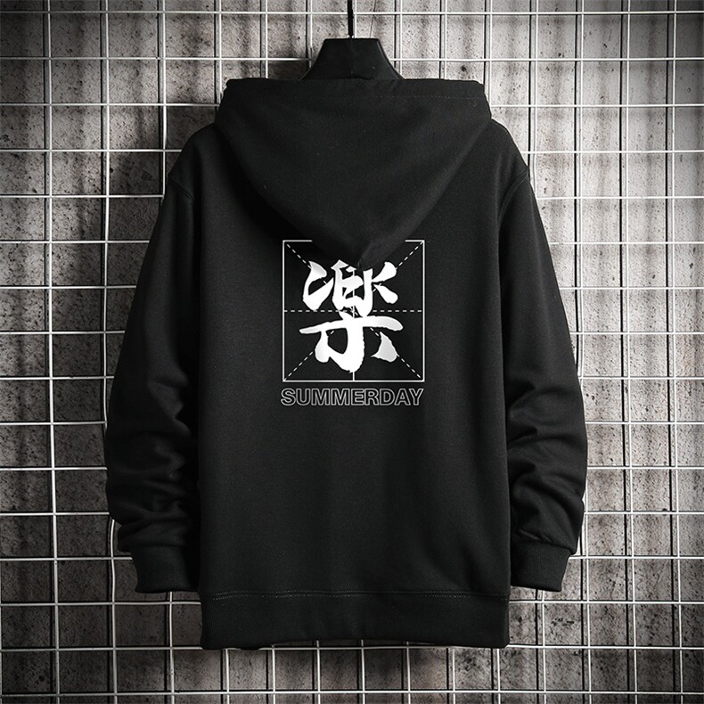 KS21197-P38加绒款-P43连帽开衫卫衣男运动外套大码班服网格,男装卫衣,电商A040A