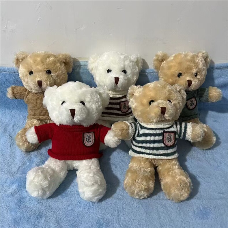 毛衣泰迪熊，熠阳毛绒玩具