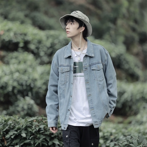 日系cityboy水洗牛仔夹克男款牛仔衣水洗外套217-2-JK23153-P65图片