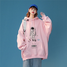 中性2024春季新品简约Uttlenger太空人连帽卫衣W292P35控58，男装卫衣，A247A
