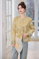 2026新款今年流行提花绝美巨好看的小个子休闲新中式风外套女春，女装短外套，涵誉
