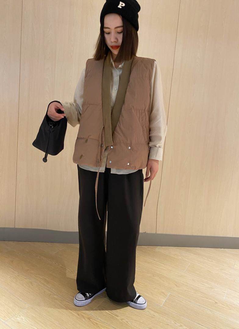 703羽绒马甲，女装马甲，艾辰莉