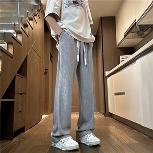 夏季冰感裤子男宽松休冰丝裤061-EX50303-特30-限58-聚酯纤维,切割机品牌穿搭推荐图片