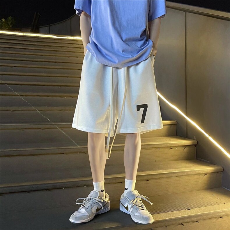 夏季外穿休闲宽松潮牌高街五分裤美式篮球运动短裤男K3317-P22,男装休闲裤,星座512-2