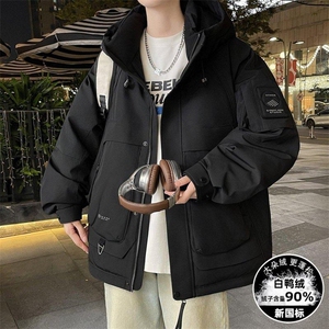 Y9018-特P268羽绒服男加厚保暖防寒工装连帽潮流时尚休闲夹克男图片