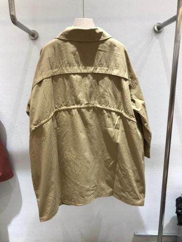 2021年秋季新品英伦风宽松韩版中长款收腰风衣外套，女装风衣，L·H·X