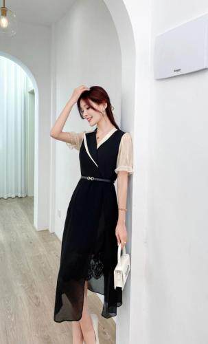 夏季连衣裙，女装连衣裙，樱·之秀