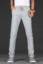 新款韩版灯芯绒长裤卫裤休闲裤男士裤子修身小直筒0114KS521-P20，男装休闲裤，天晨